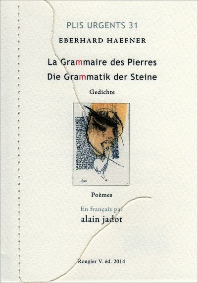 La grammaire des pierres, Die grammatik der steine - Eberhard Haefner - broché