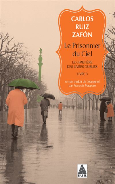 Le Prisonnier du Ciel - Carlos Ruiz Zafon - Poche
