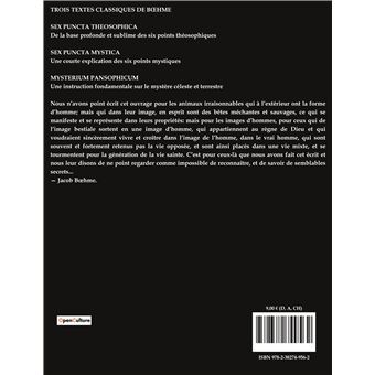 De la base sublime des six points théosophiques