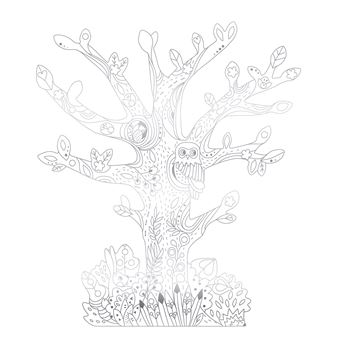 Arbre à bijoux  - boîte avec accessoires
