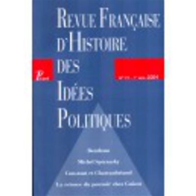 Revue française d'histoire des idées politiques
