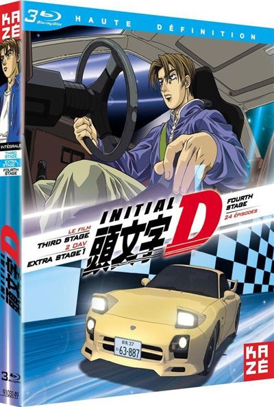 Coffret Initial D : Third Stage, Fourth Stage et Extra Stage 1 Blu-ray