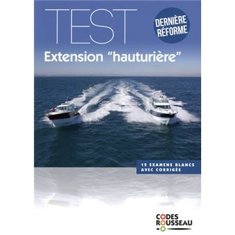 Code rousseau test extension hauturiere