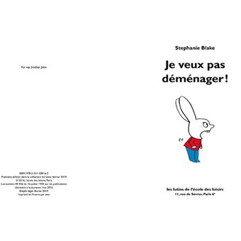 Je veux pas déménager