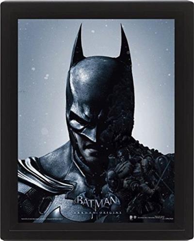BATMAN-3D LENTICULAR POSTER 26X20-BATMAN/JOKER ARKHAM
