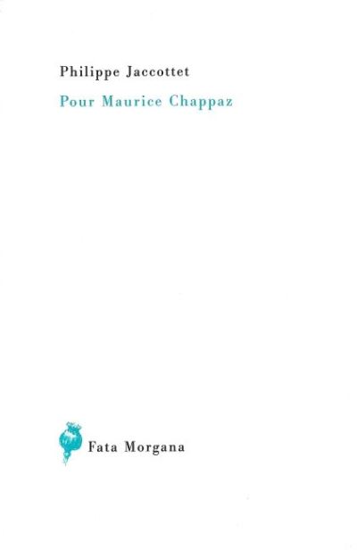Maurice Chappaz
