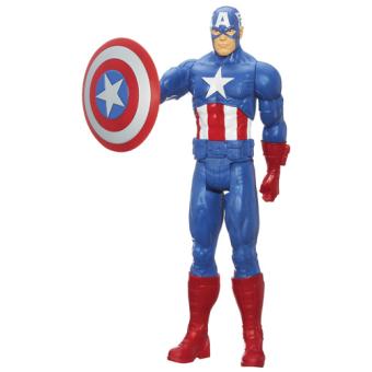 Figurine 30 cm Captain America - Marvel Avengers Titan Hero Series Hasbro :  King Jouet, Figurines Hasbro - Jeux d'imitation & Mondes imaginaires