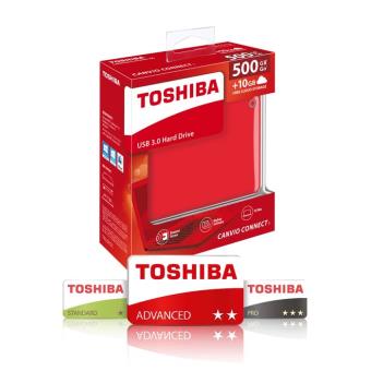 Toshiba Canvio Advance Rouge - 4 To - Disque dur externe Toshiba sur