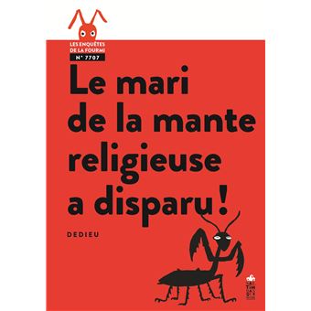  Le mari  de la mante religieuse a disparu cartonn  