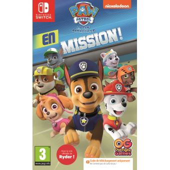 Paw Patrol En Mission Code in a box Nintendo Switch