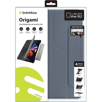 Etui folio Switcheasy Origami pour Ipad 10.2' 2021/20/19 Bleu
