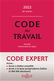Code Dalloz expert travail 2022