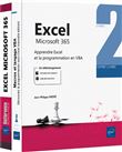 Excel Microsoft 365 - Coffret de 2 livres : Apprendre Excel et la programmation en VBA