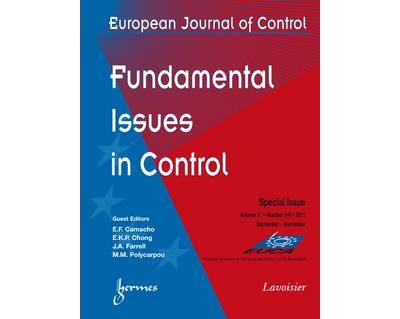 Fundamental issues in control european journal of control sp