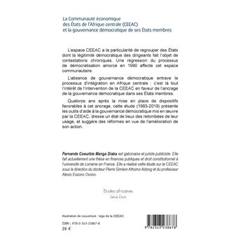 La Communauté économique des États de l'Afrique centrale (CEEAC)