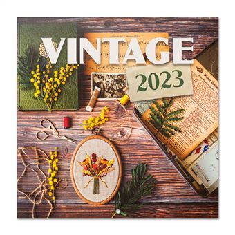 Calendrier mural 2023 Vintage