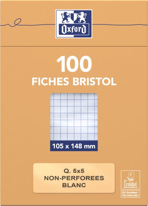 100 fiches bristol oxford