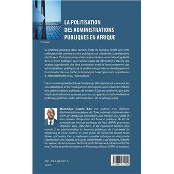 La politisation des administrations publiques en Afrique