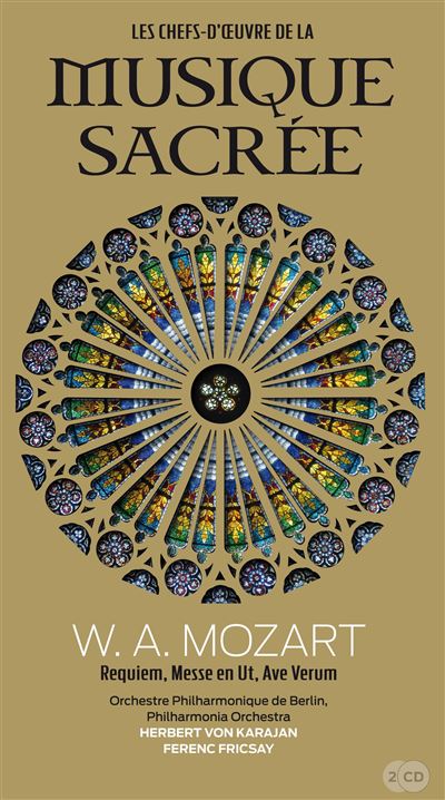 W.A Mozart, Requiem, messe en UT, ave verum karajan, Friscsay