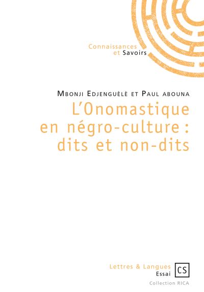 L'onomastique en negro-culture