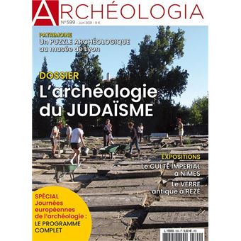 Archéologia n° 599 Archéologie du judaïsme - juin 2021