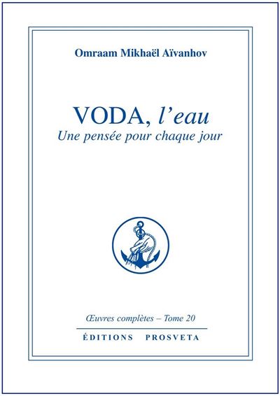 Voda l'eau - Omraam Mikhaël Aïvanhov - broché