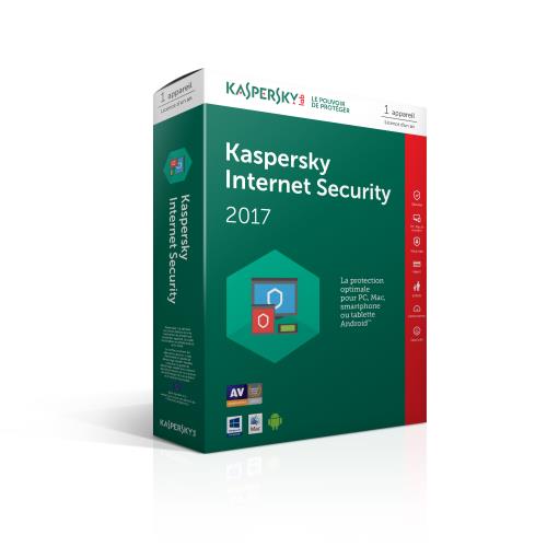 Kaspersky Internet Security 2017 1 Poste 1 An
