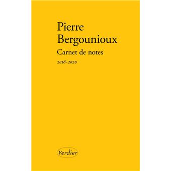 Carnet de notes 2016-2020 - 1