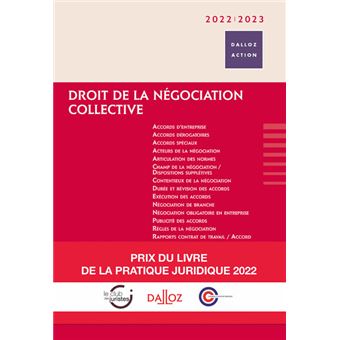 Droit de la négociation collective 2022/2023