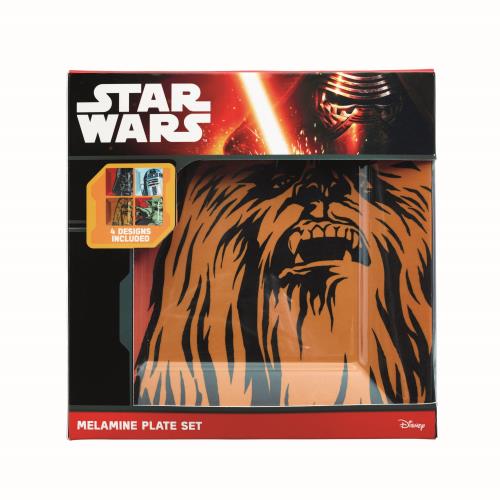 Set de 4 Assiettes Under Toys icônes Star Wars en mélamine
