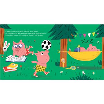 Les 3 petits cochons - livre Indestructible