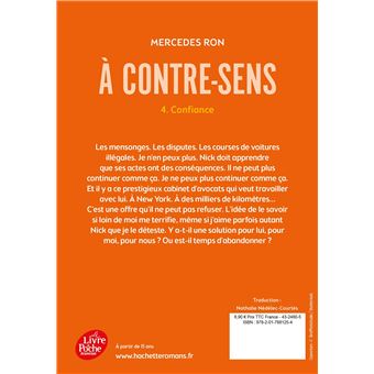 À contre-sens - Tome 1 - OFFRE DECOUVERTE - Mercedes Ron - Librairie Gérard