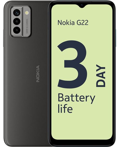 Smartphone Nokia G22 Double nano SIM 256 Go 6.5 Meteor Gray