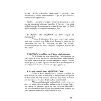 Peur de perdre votre emploi ? Bannissez cette crainte en cultivant la paix intérieure...