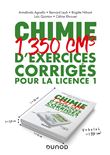 Chimie - 1350 cm3 d'exercices corrigés pour la Licence 1