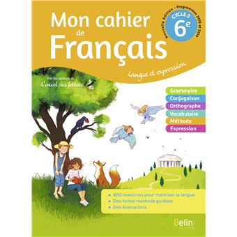 Mon cahier de Français 6ème