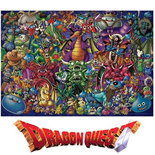 Puzzle 1000 pièces 10317 Dragon Quest 35th anniversary Monsters A