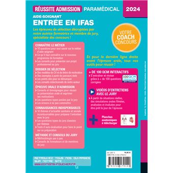 Réussite admission Entrée en IFAS - Aide-soignant 2024