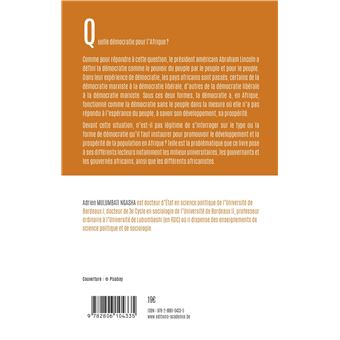 Le peuple et la démocratie en Afrique