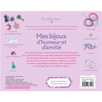 Mes bijoux d'humeur et d'amitié - coffret avec accessoires