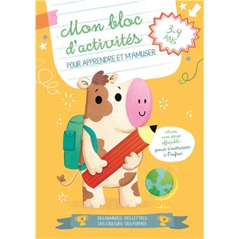 La vache - Mon bloc d'activités pour apprendre et s'amuser