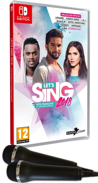 Let s Sing 2018 Nintendo Switch + 2 microphones