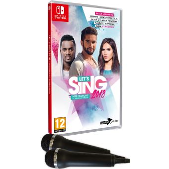 Let's Sing 2018 Nintendo Switch + 2 microphones - Jeux vidéo - Achat & prix