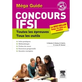 Mega Guide Concours Infirmier Broche Ghyslaine Benoist Achat Livre Fnac