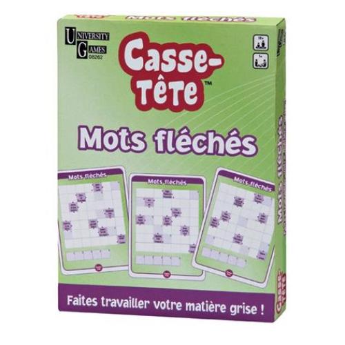 Casse Tête Edition Mots Fléchés University Games