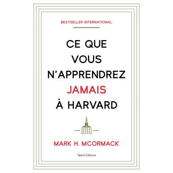 Ce que vous n'apprendrez jamais à Harvard - 1