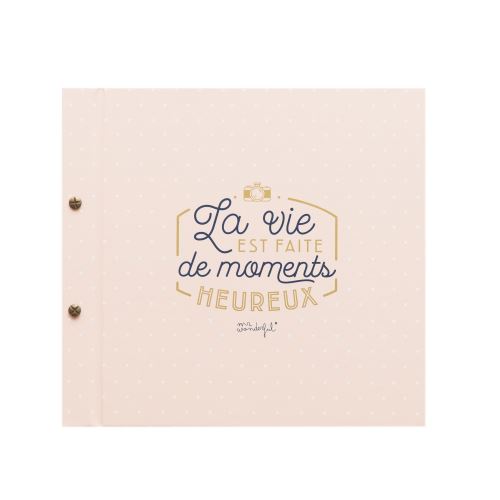 Album de 64 pages Mr. Wondeful Moments Heureux