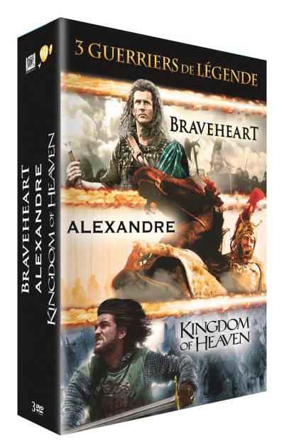 Alexandre - Braveheart - Kingdom of Heaven - Coffret