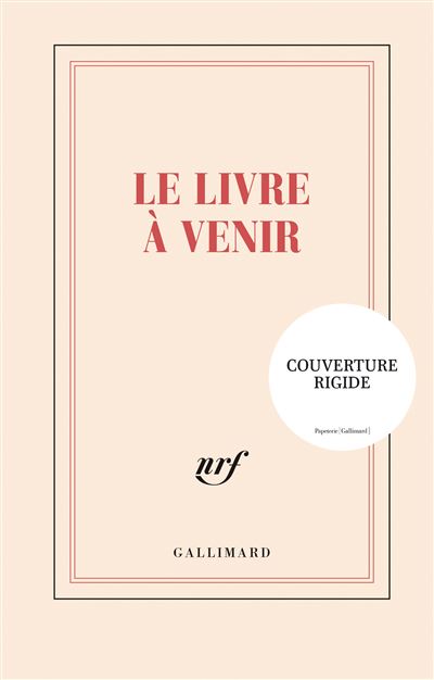 Carnet rigide ligne le livre a venir