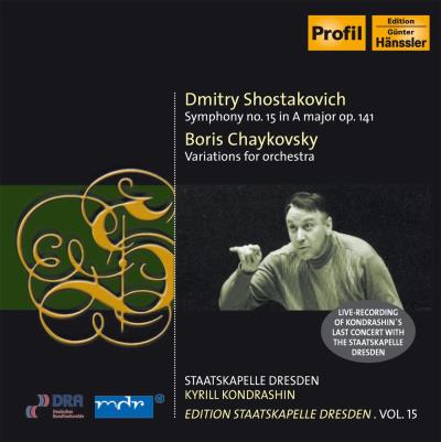 Symphonie numéro 15 Opus 141 Variations for orchestra